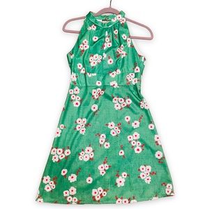 Vintage Holiday Colored Holly Berry Dress